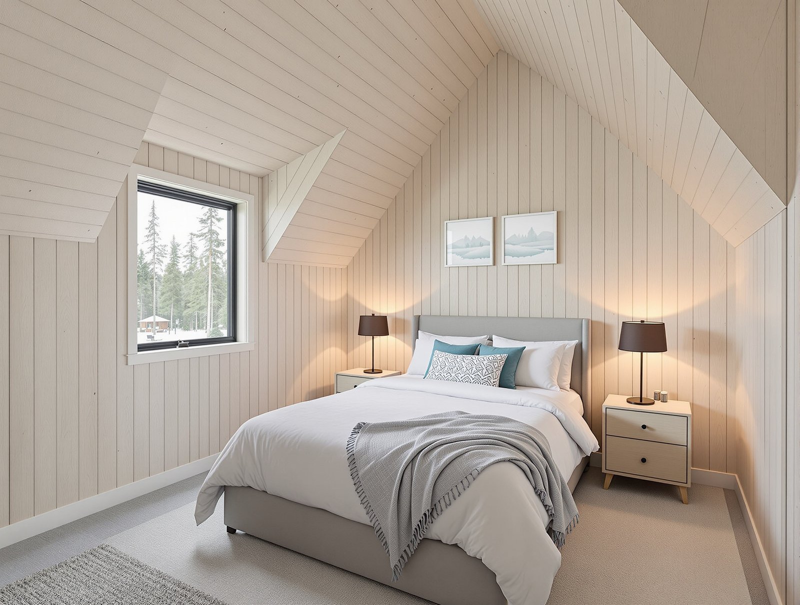Alaska ADU bedroom interior