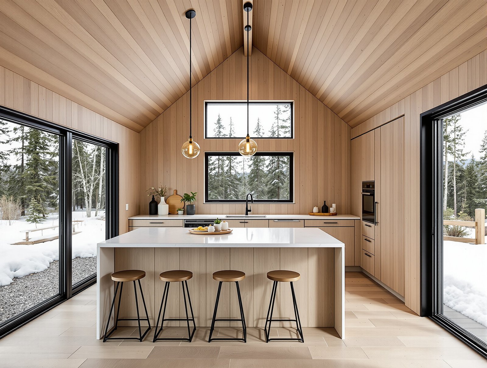 Alaska ADU kitchen interior