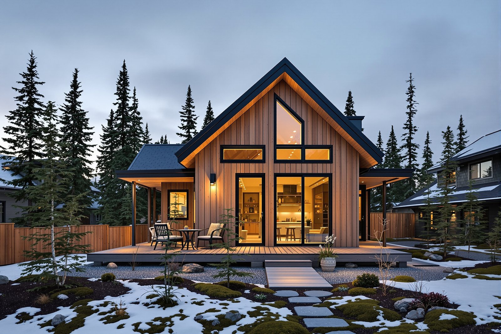Compact detached ADU exterior