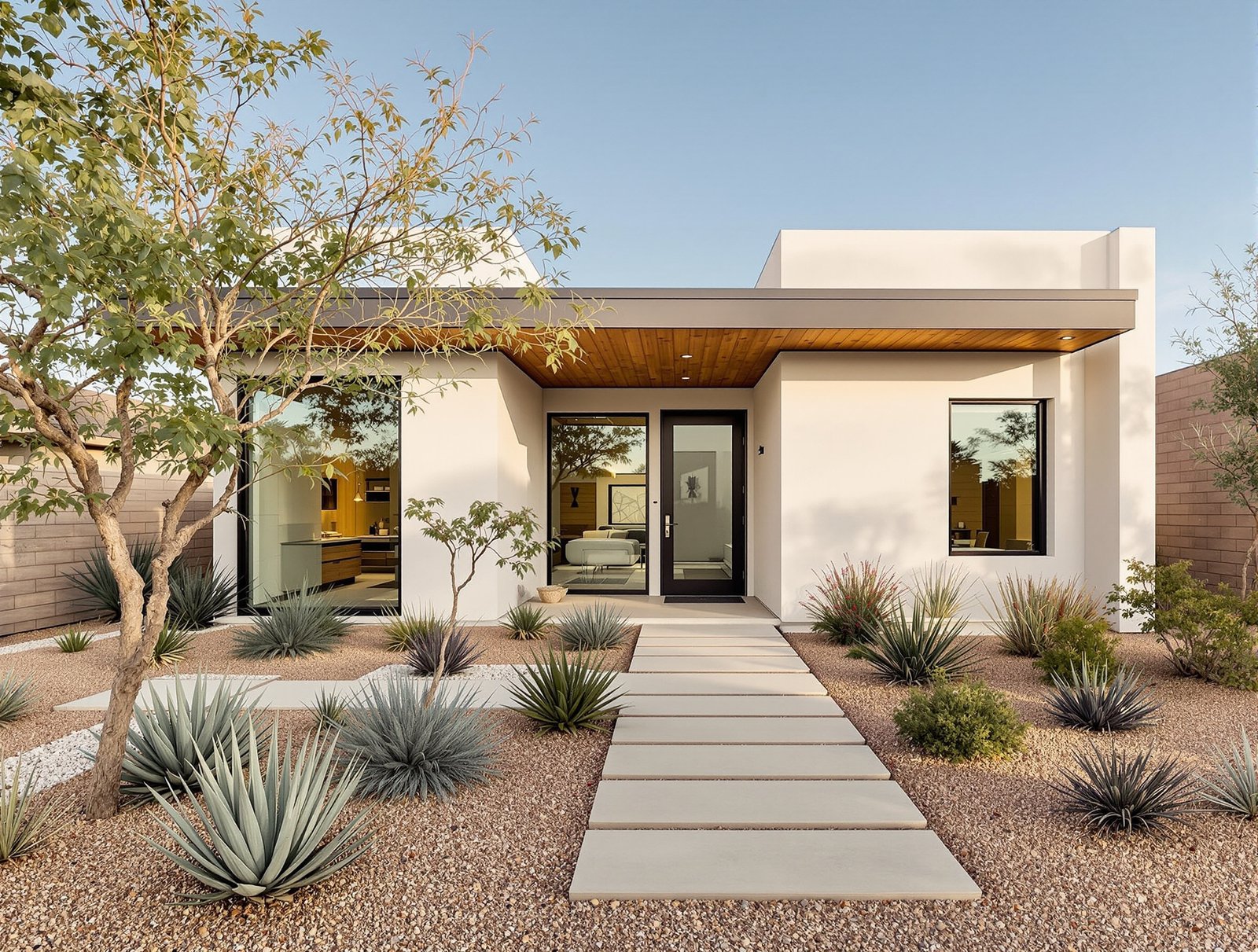 Arizona desert-modern ADU exterior