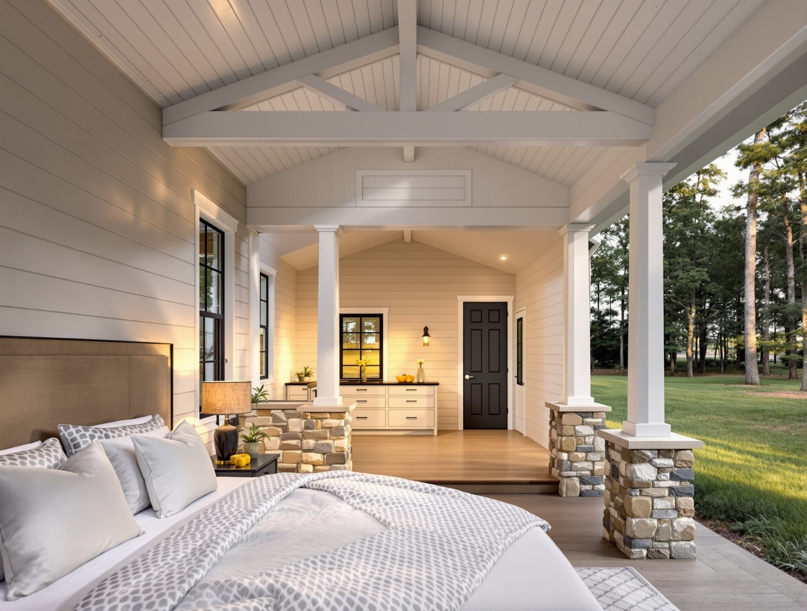 Arkansas ADU bedroom interior