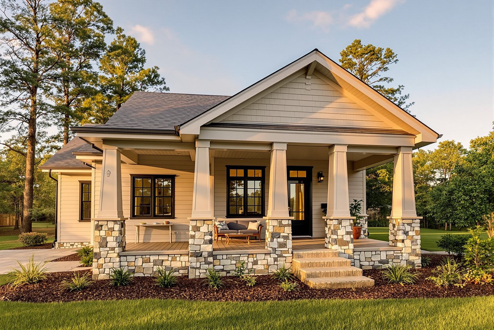 Compact detached ADU exterior