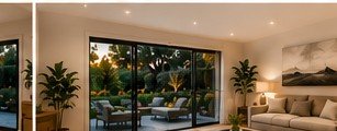 California ADU living room interior