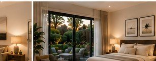 California ADU bedroom interior