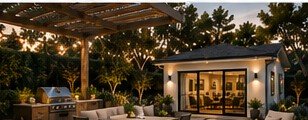 California ADU outdoor living and patio
