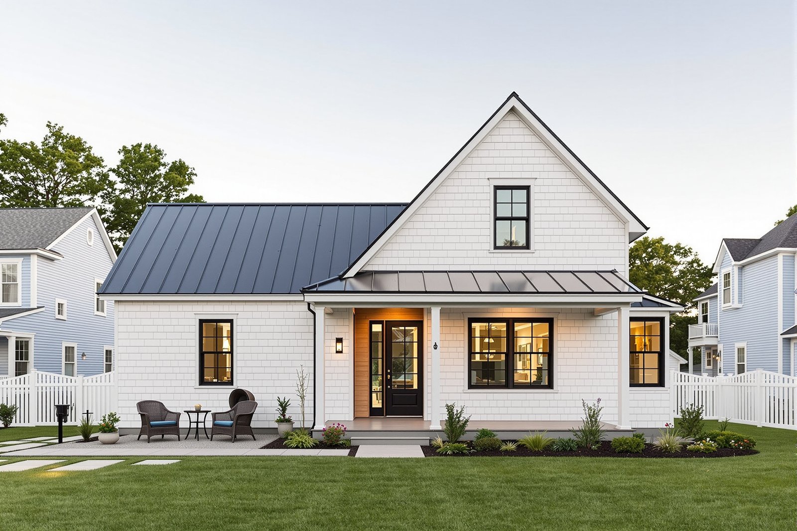 Compact detached ADU exterior