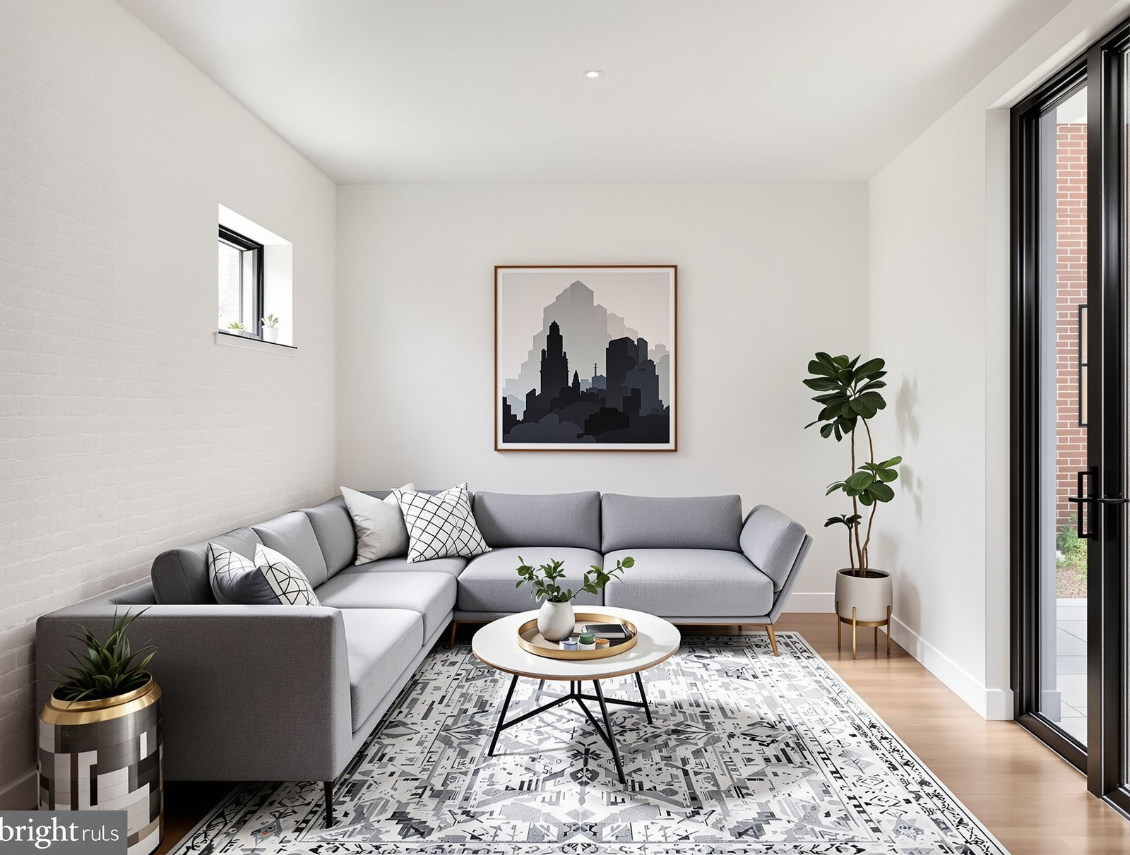Washington, DC ADU living room interior