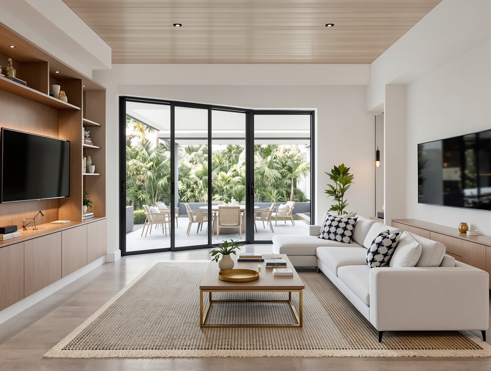 Florida ADU living room interior