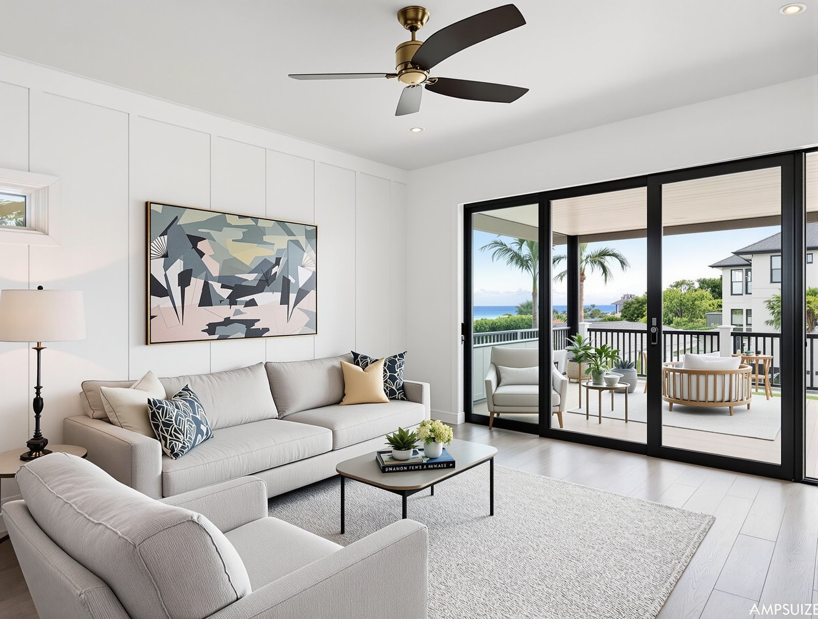 Hawaii ADU living room interior