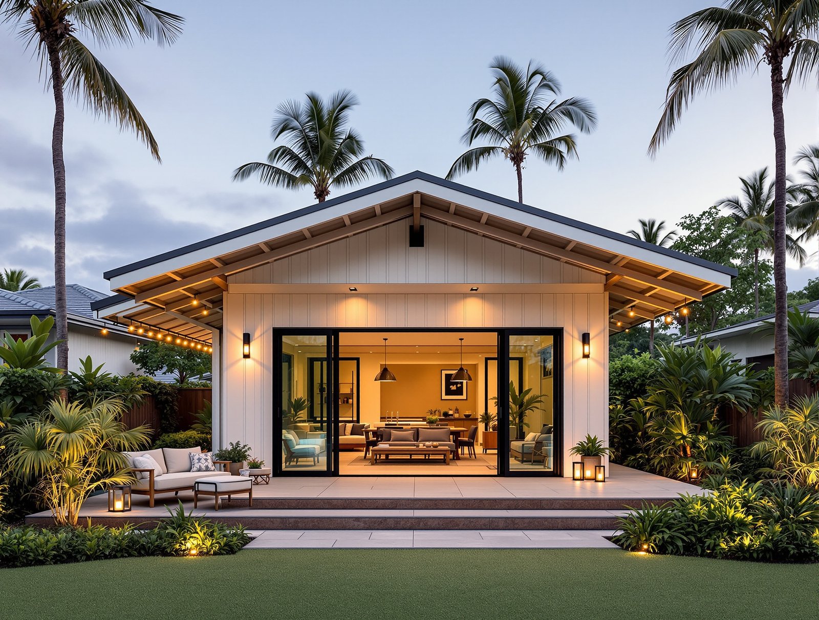 Hawaii ADU outdoor living and patio space