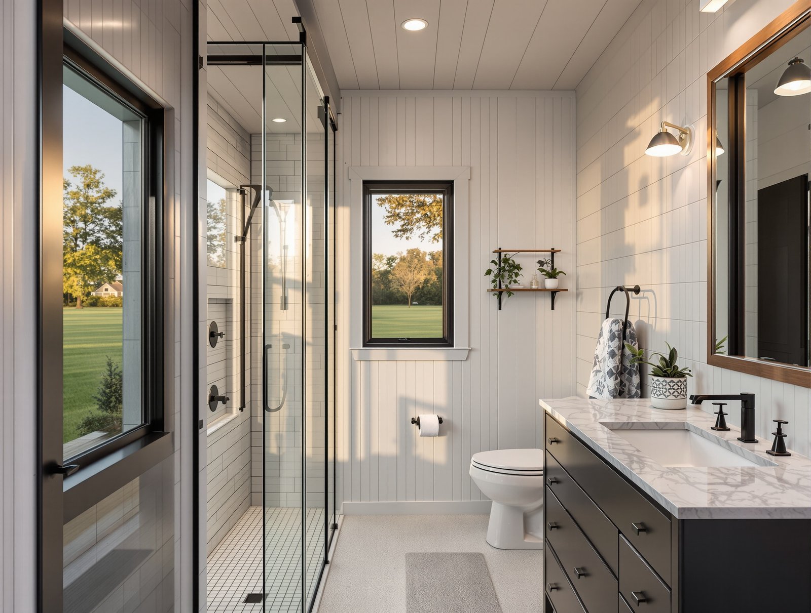 Iowa ADU bathroom interior