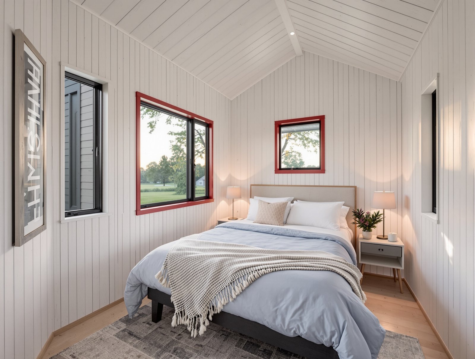 Iowa ADU bedroom interior