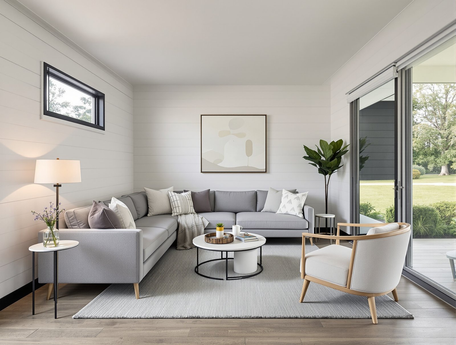Kansas ADU living room interior