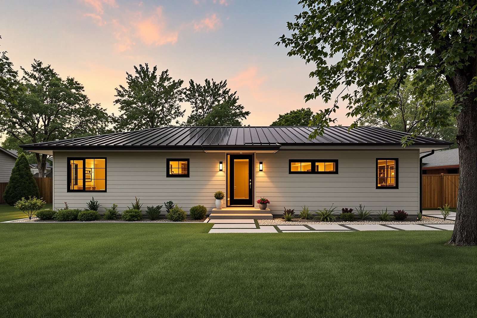 Compact detached ADU exterior