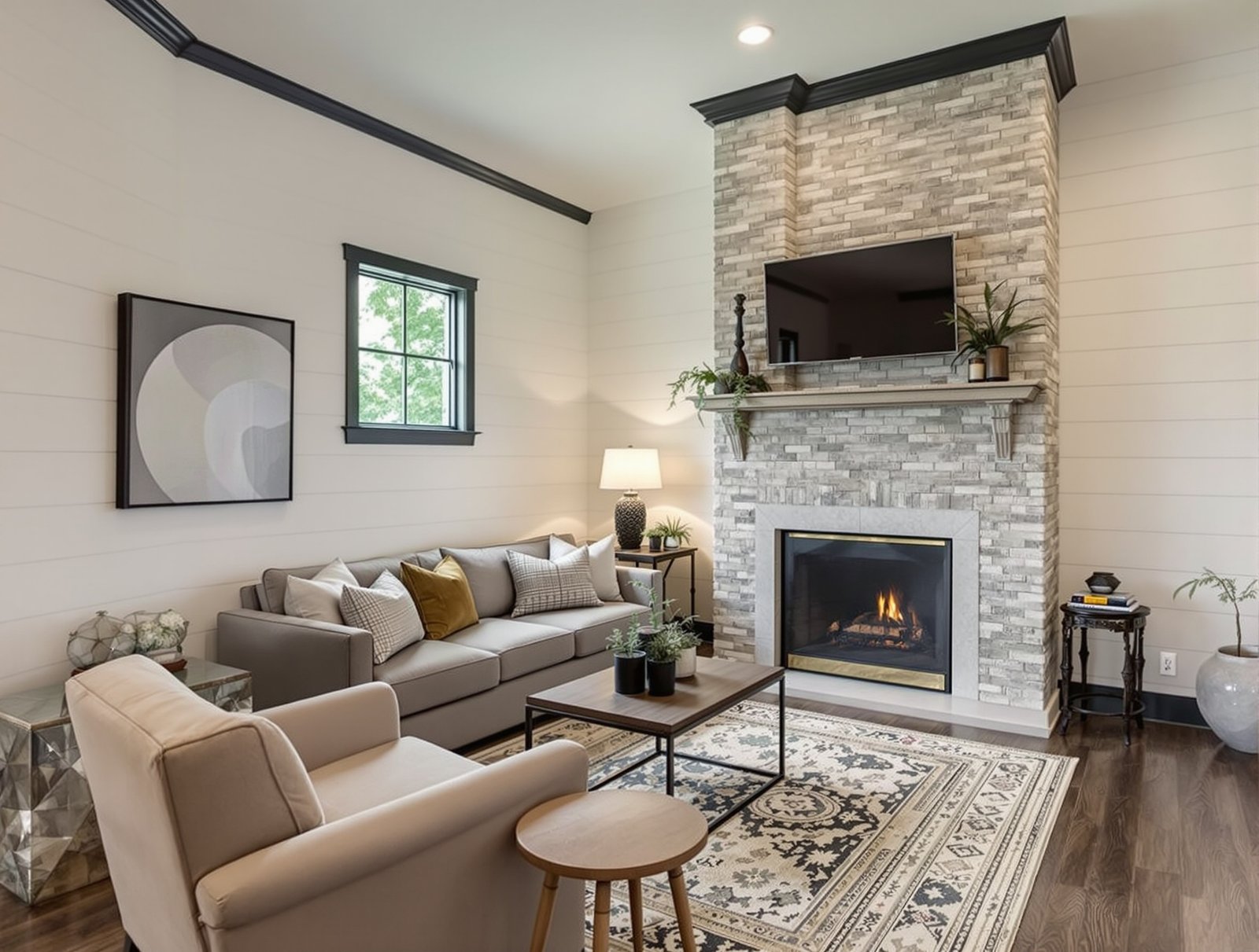 Kentucky ADU living room interior
