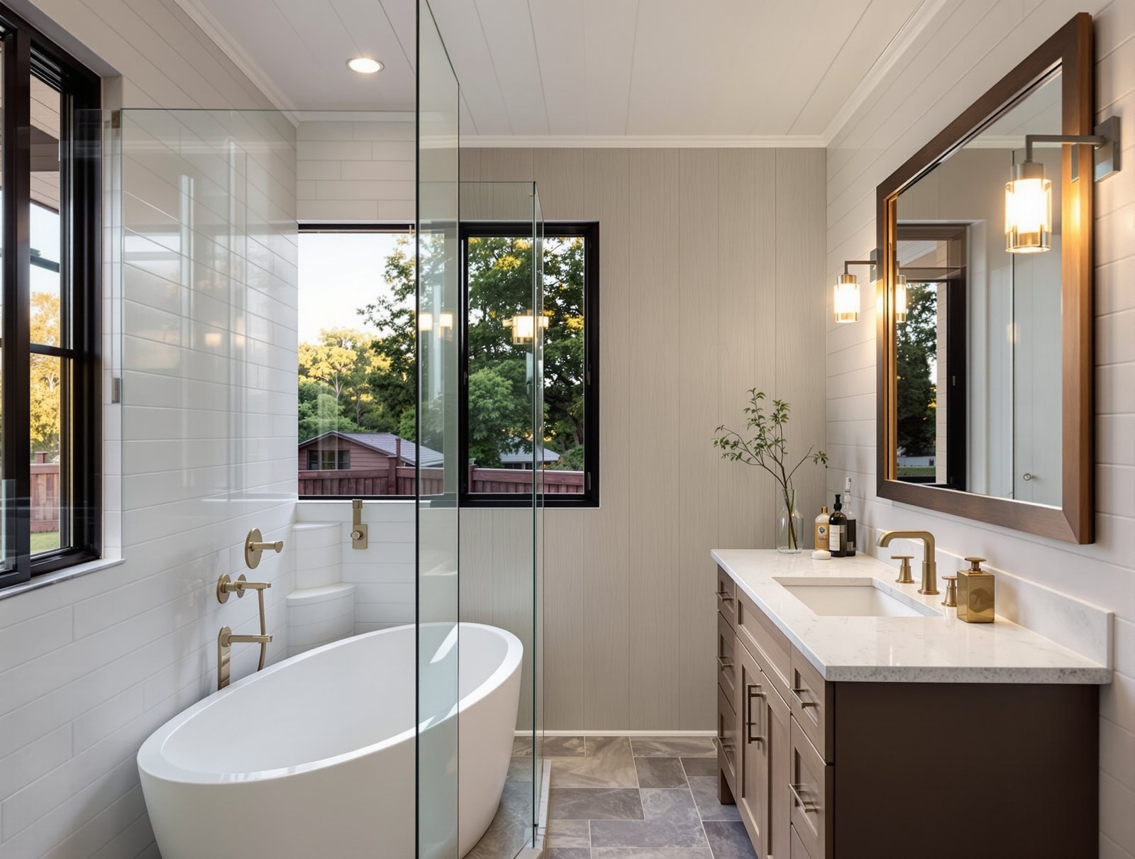 Louisiana ADU bathroom interior