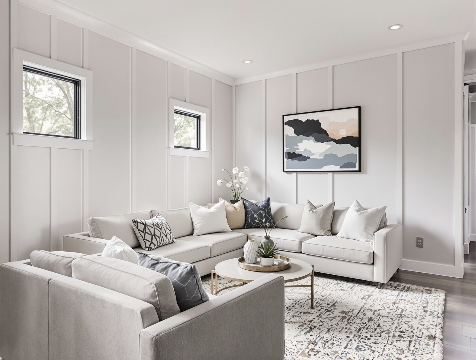 Louisiana ADU living room interior