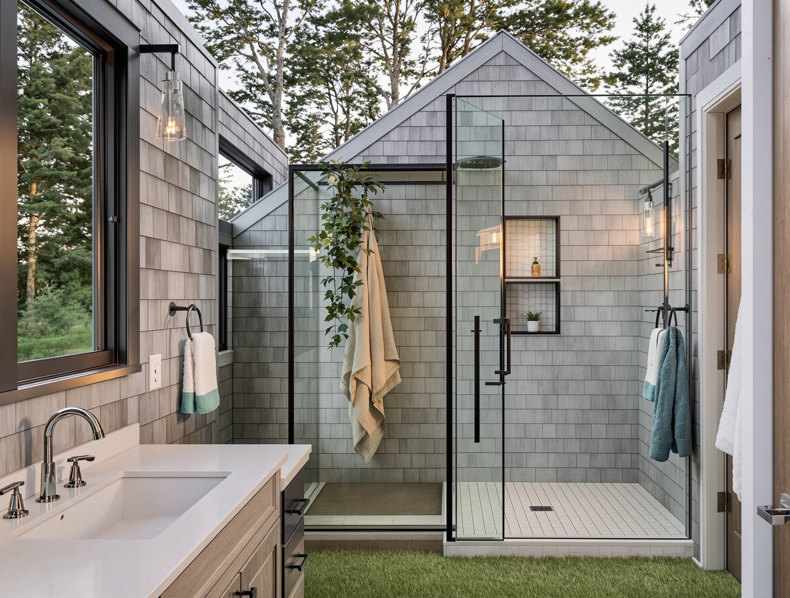 Maine ADU bathroom interior