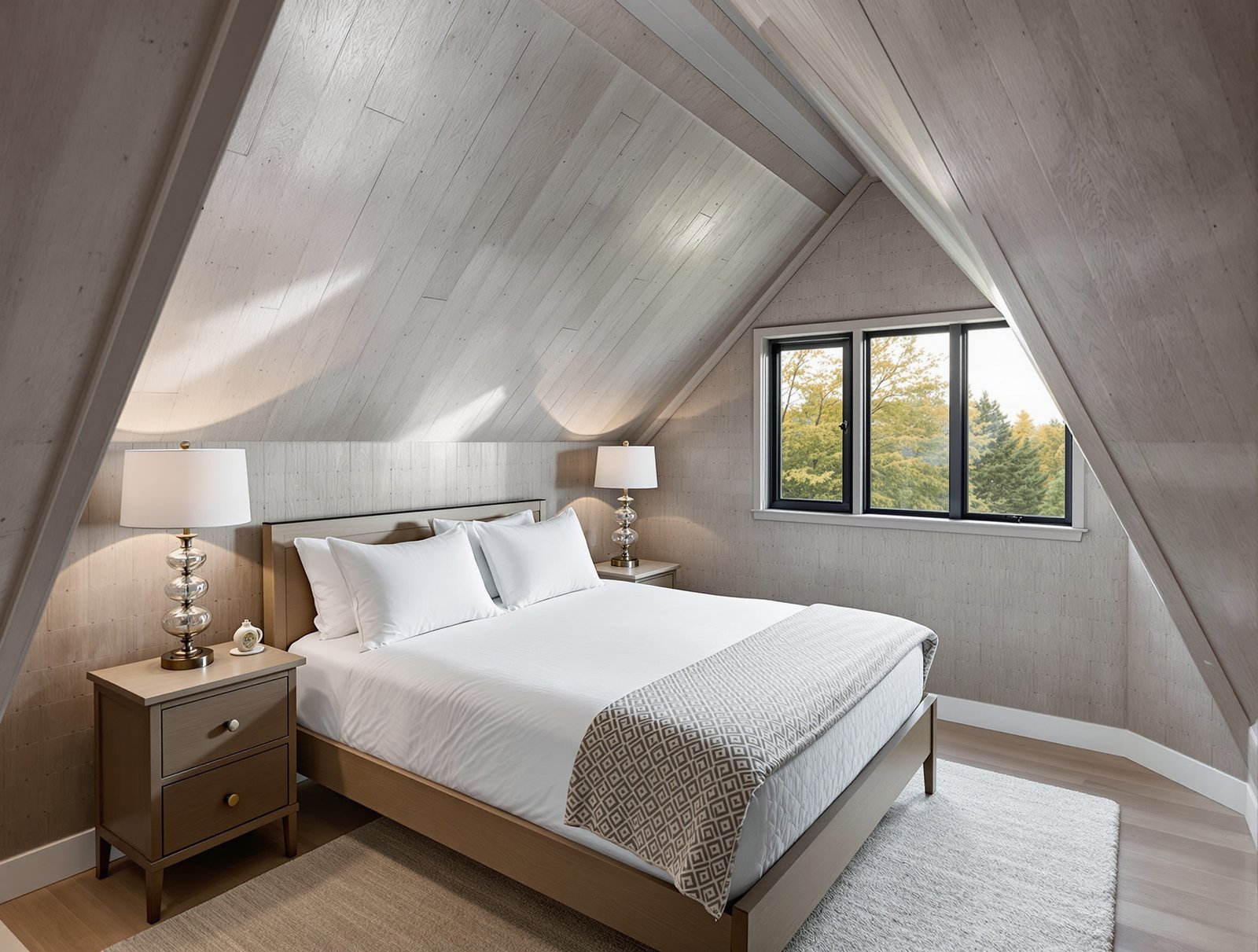 Maine ADU bedroom interior