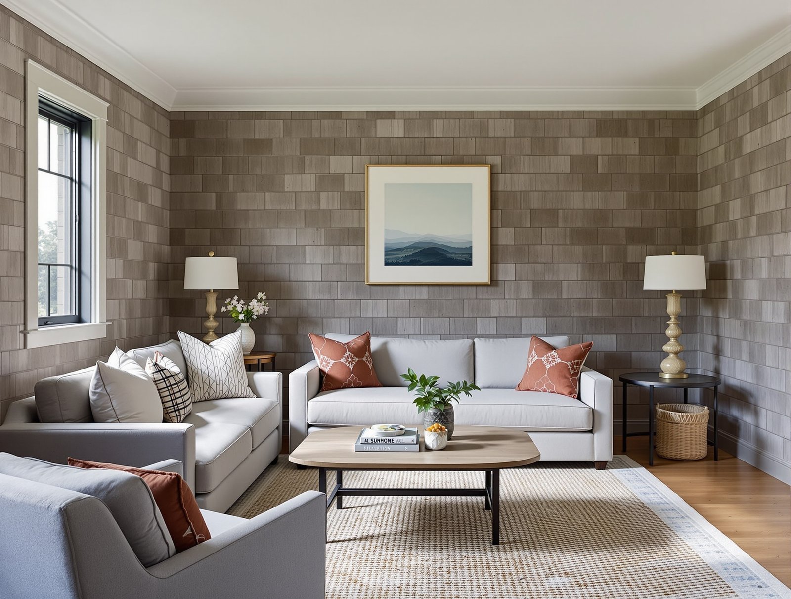 Maine ADU living room interior