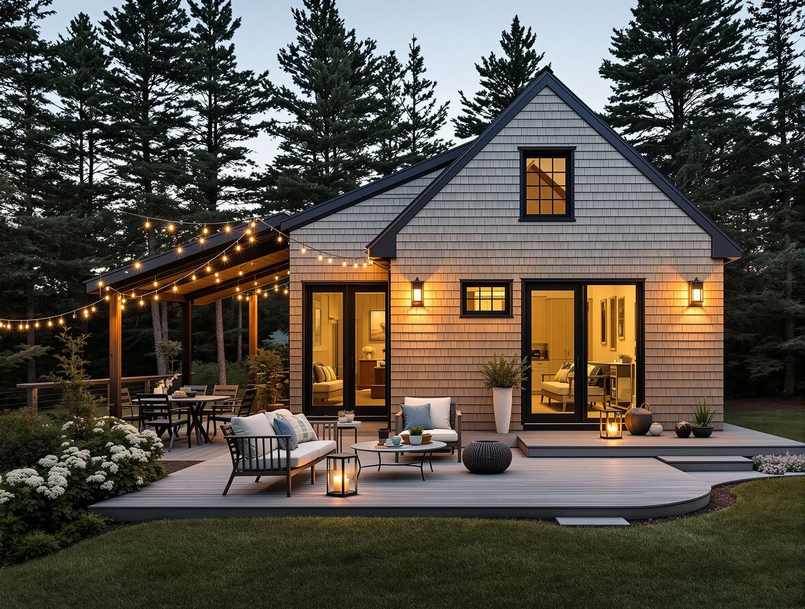 Maine ADU outdoor living and patio space