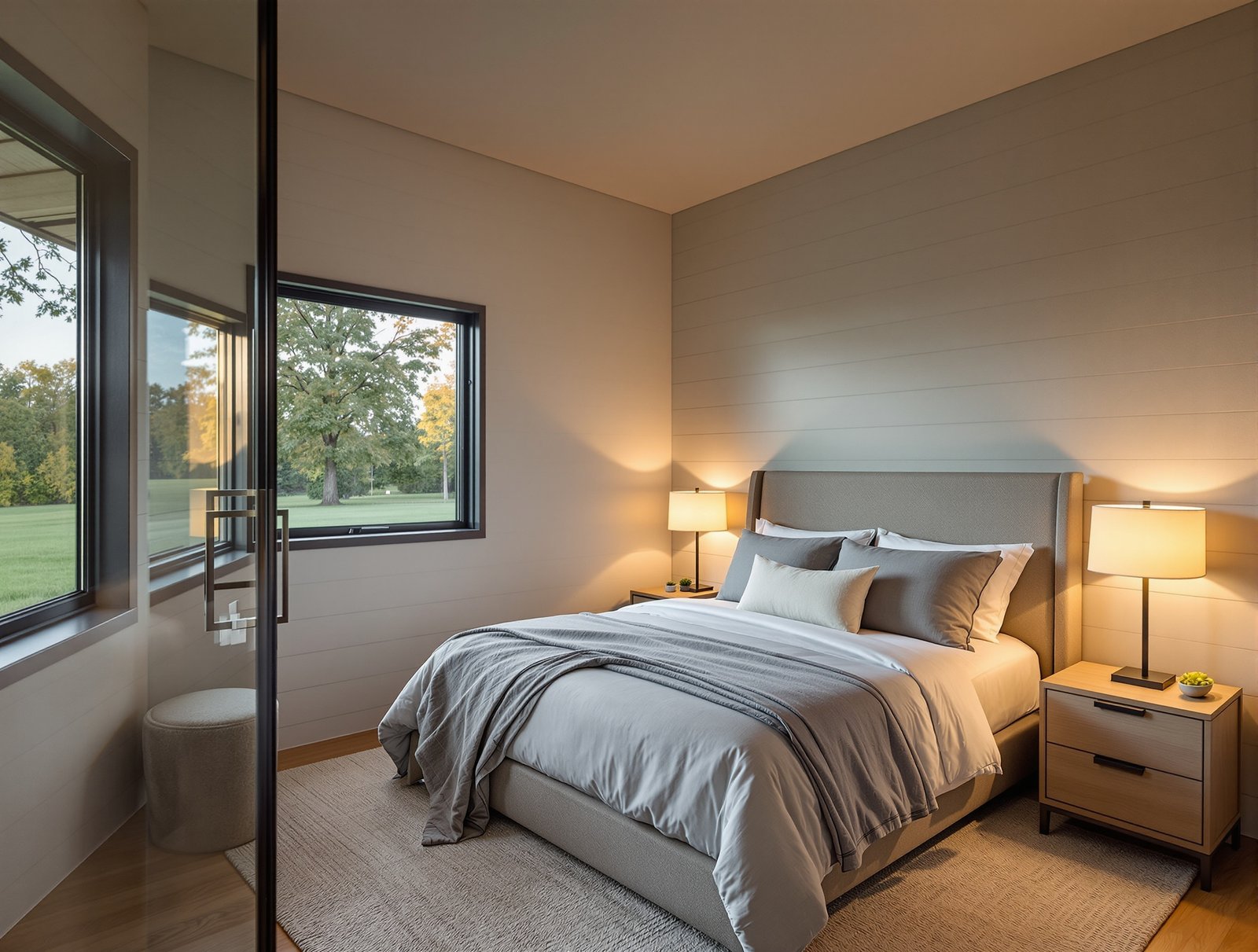 Michigan ADU bedroom interior
