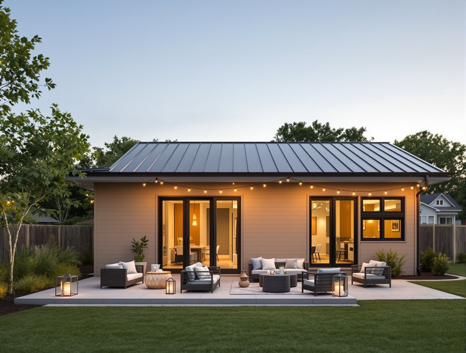 Michigan ADU outdoor living and patio space