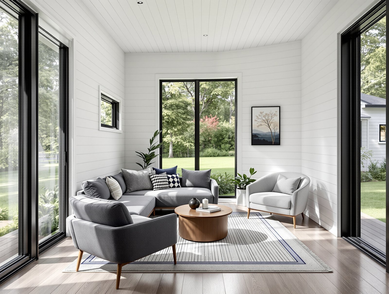 Minnesota ADU living room interior