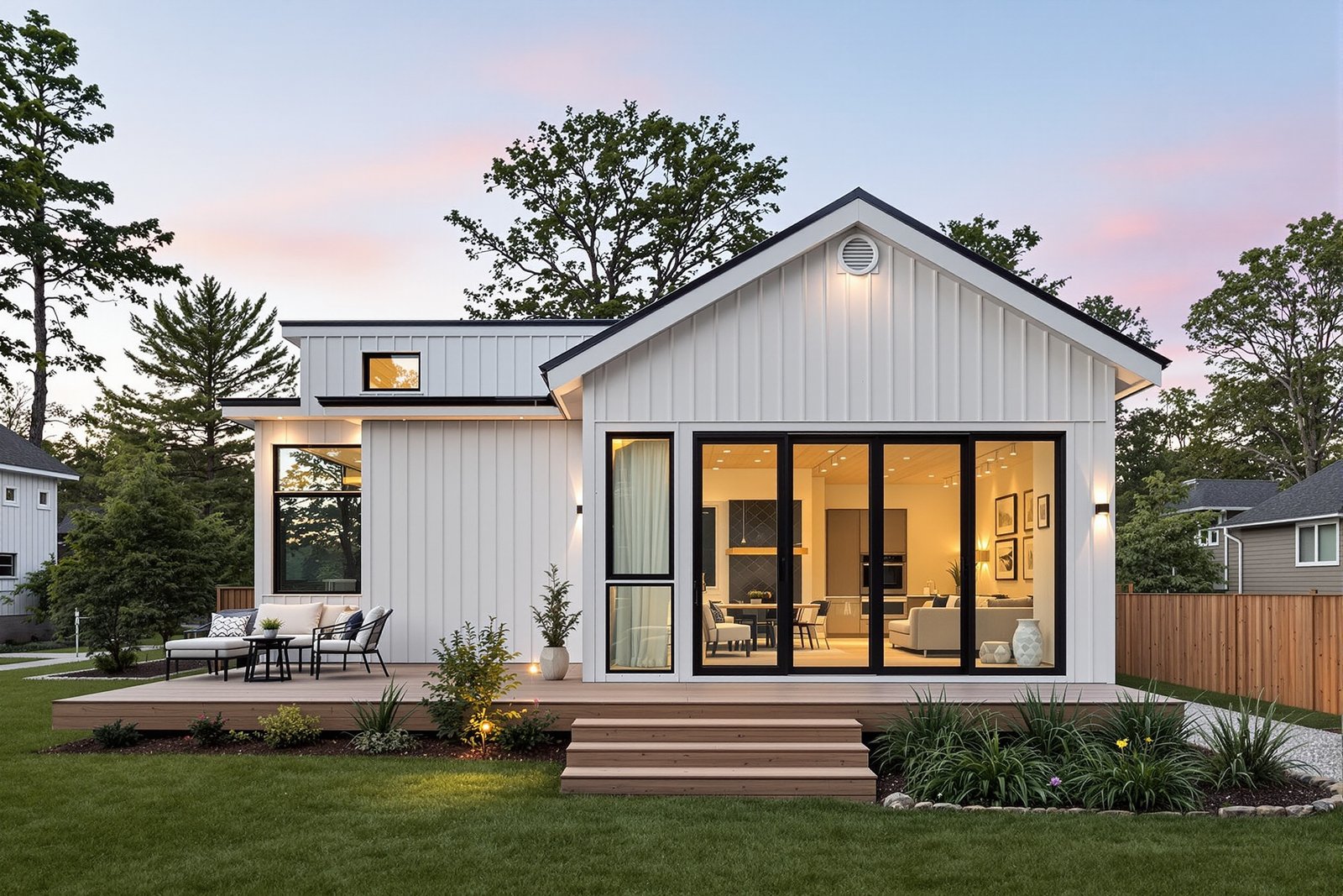 Compact detached ADU exterior