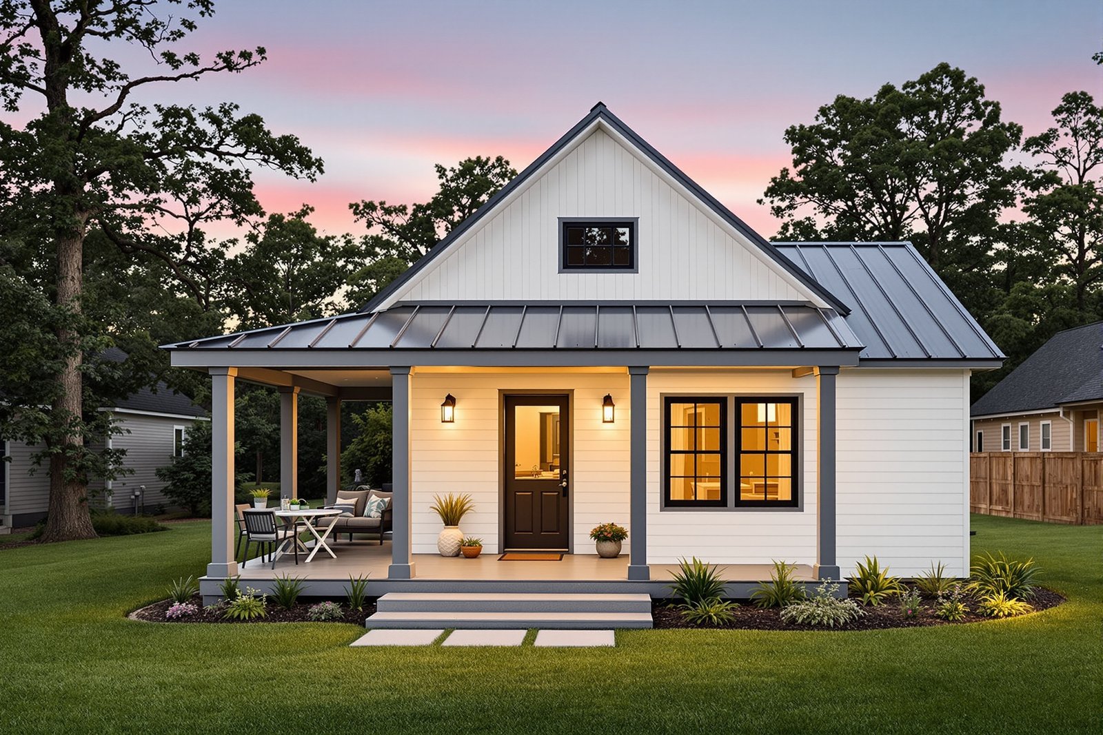 Compact detached ADU exterior