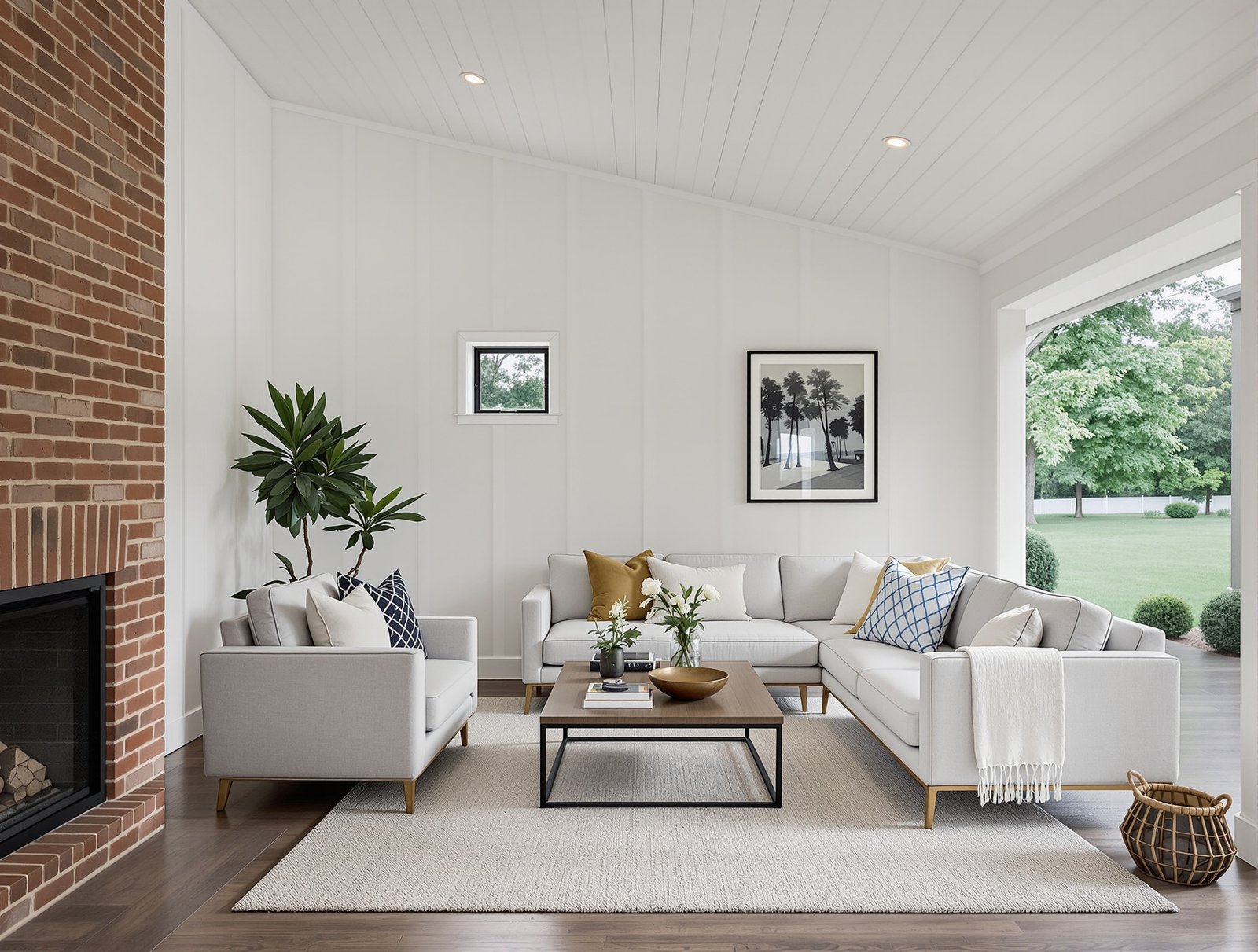 Missouri ADU living room interior