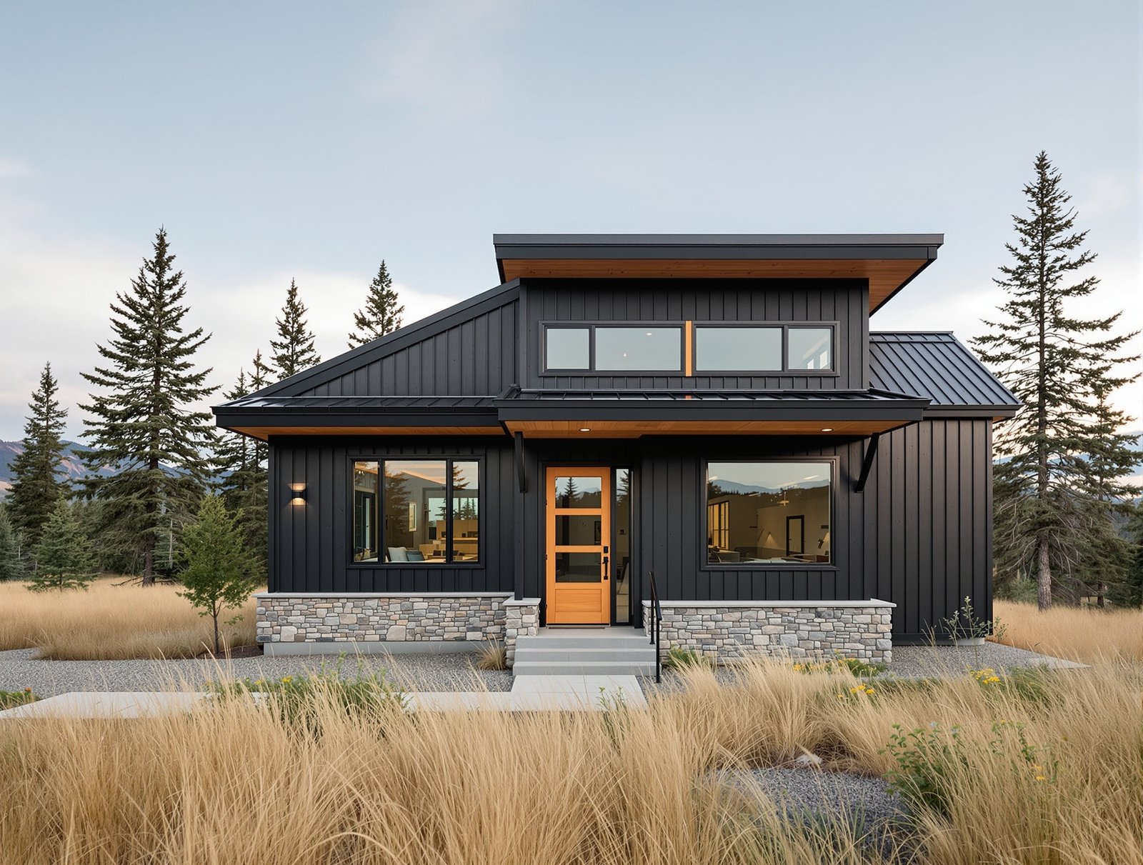 Montana mountain-modern ADU exterior
