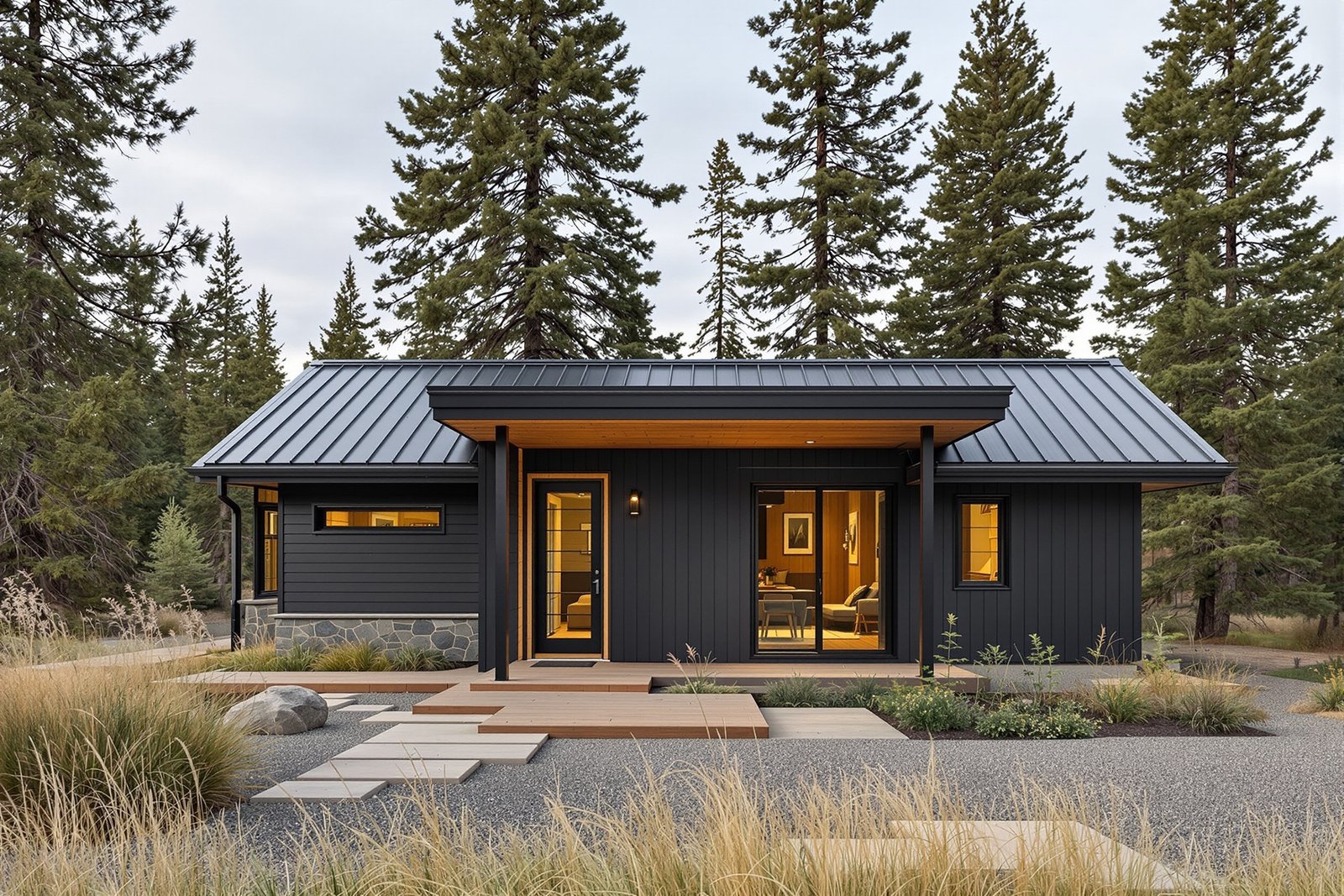 Montana ADU ROI showcase — patio and interior living space