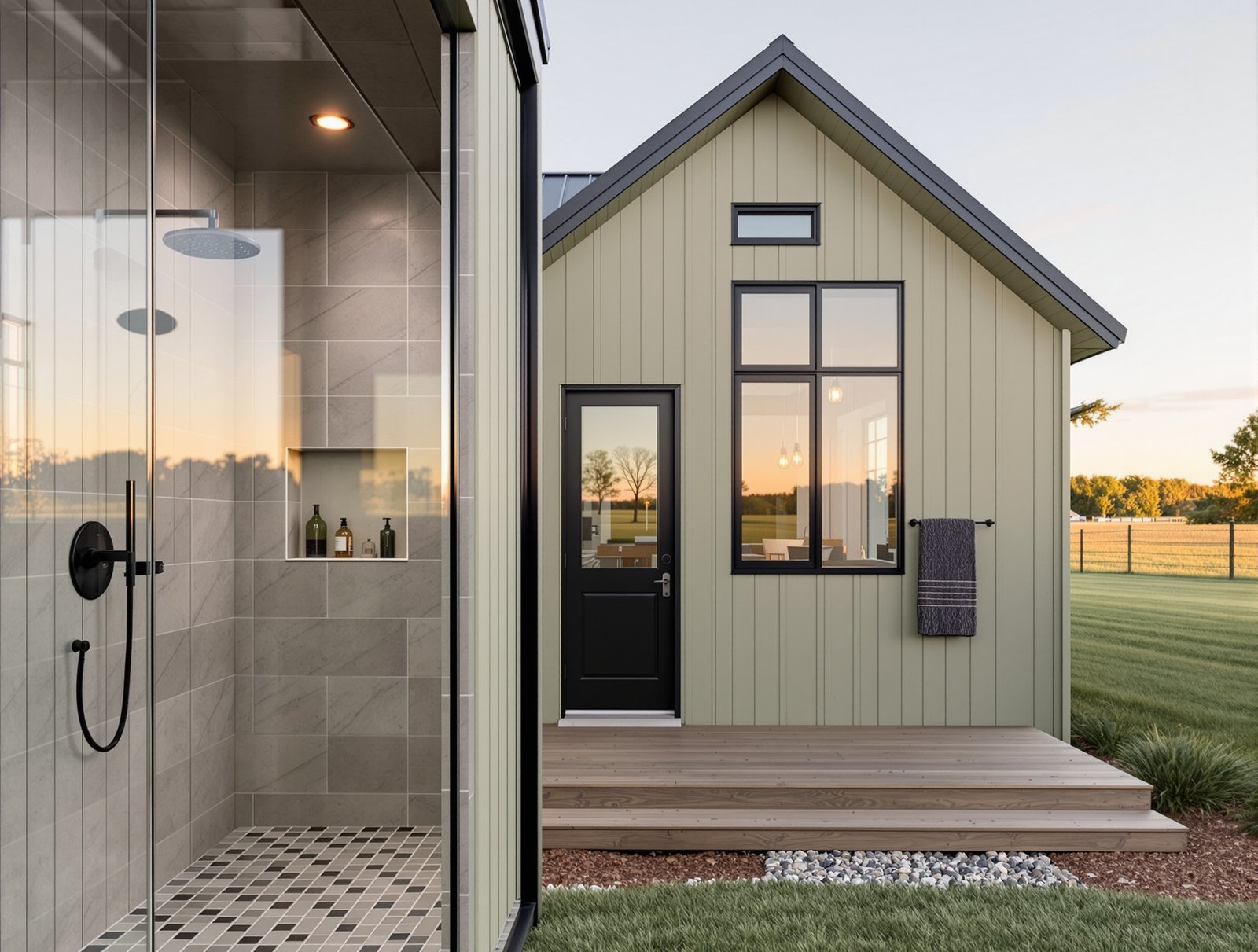 Nebraska ADU bathroom interior