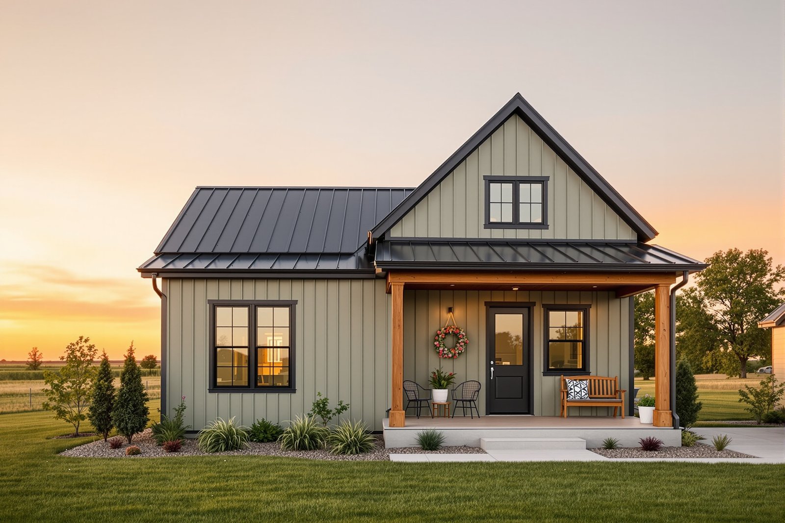 Compact detached ADU exterior