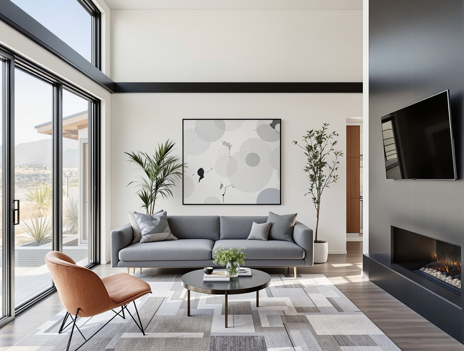 Nevada ADU living room interior