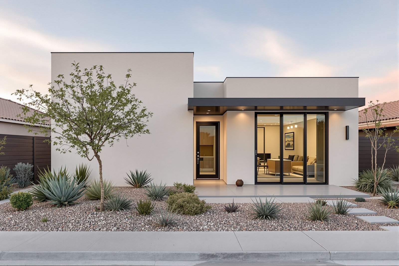 Nevada ADU ROI showcase — patio and interior living space