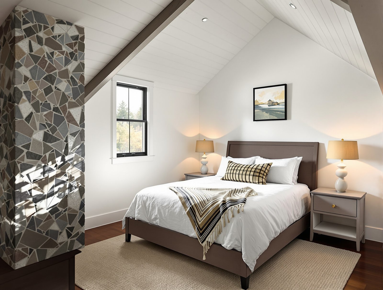 New Hampshire ADU bedroom interior