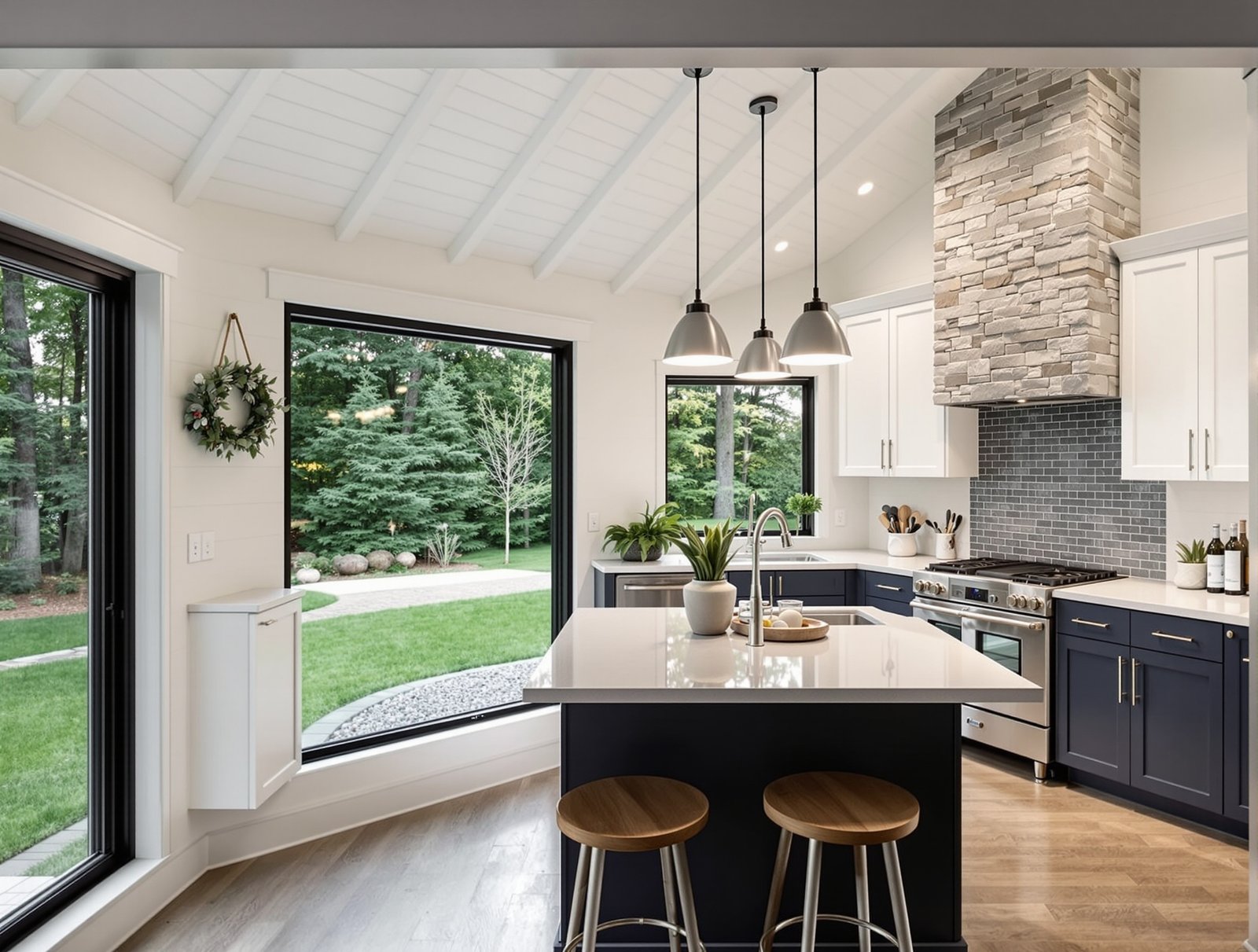 New Hampshire ADU kitchen interior