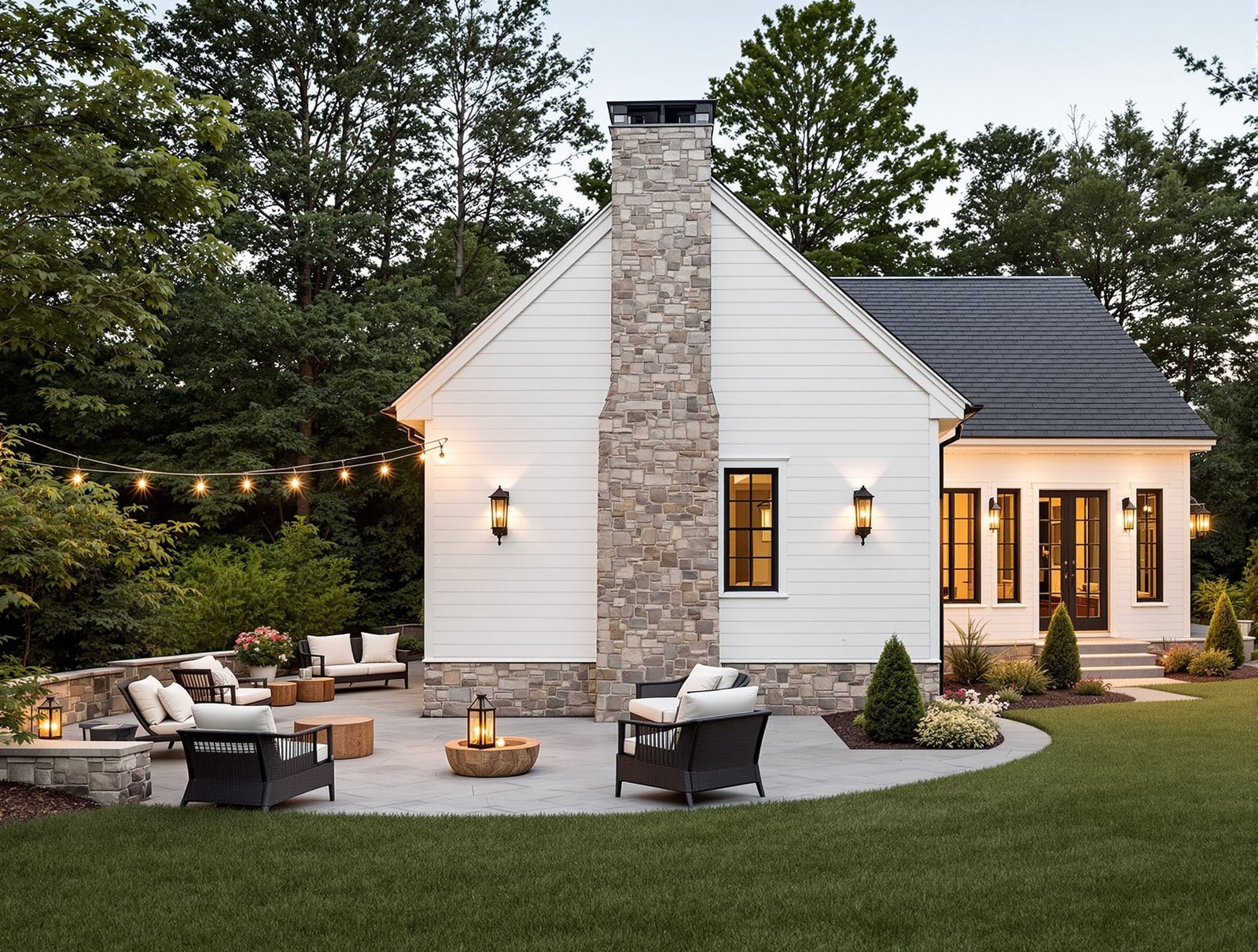 New Hampshire ADU outdoor living and patio space