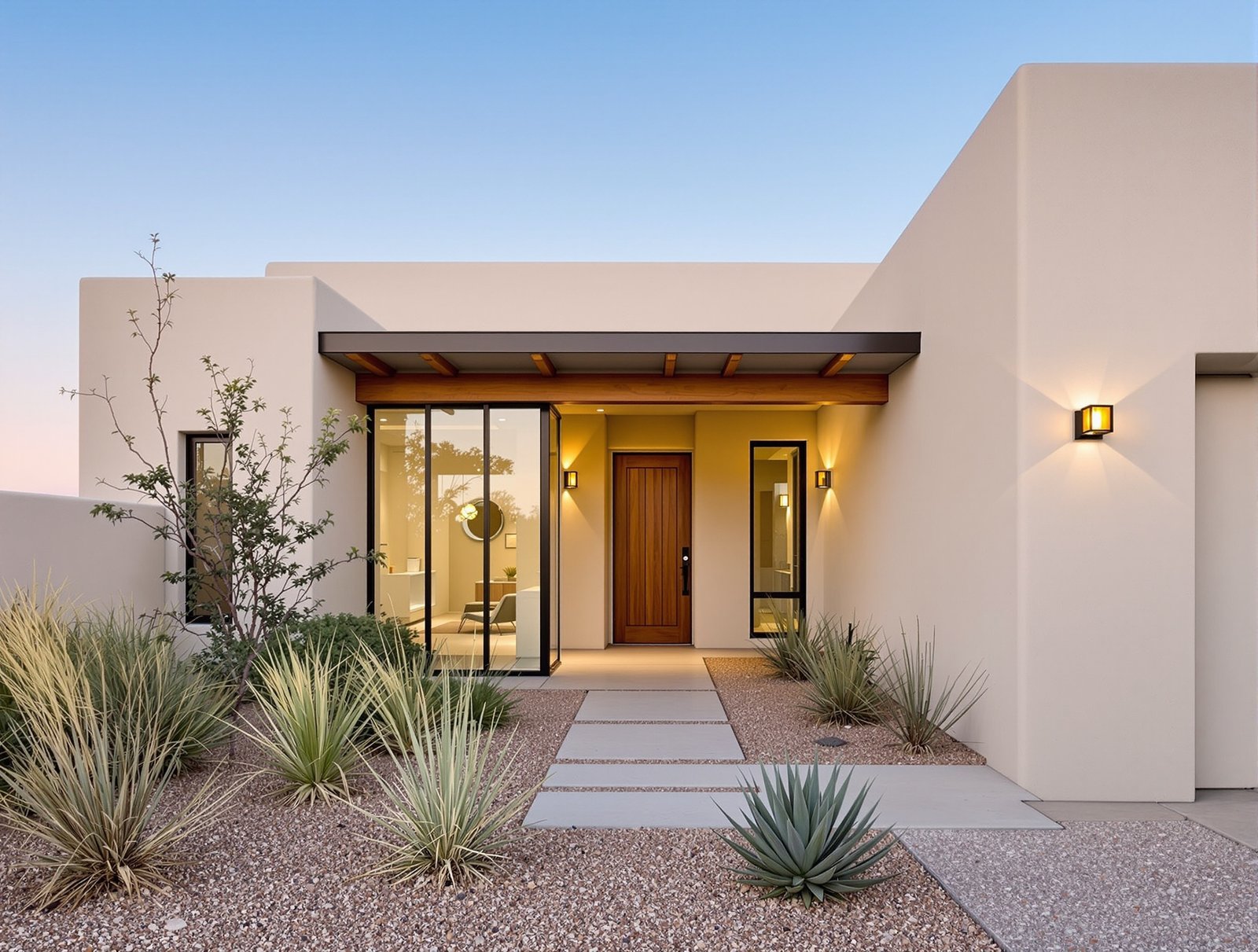 New Mexico modern ADU exterior