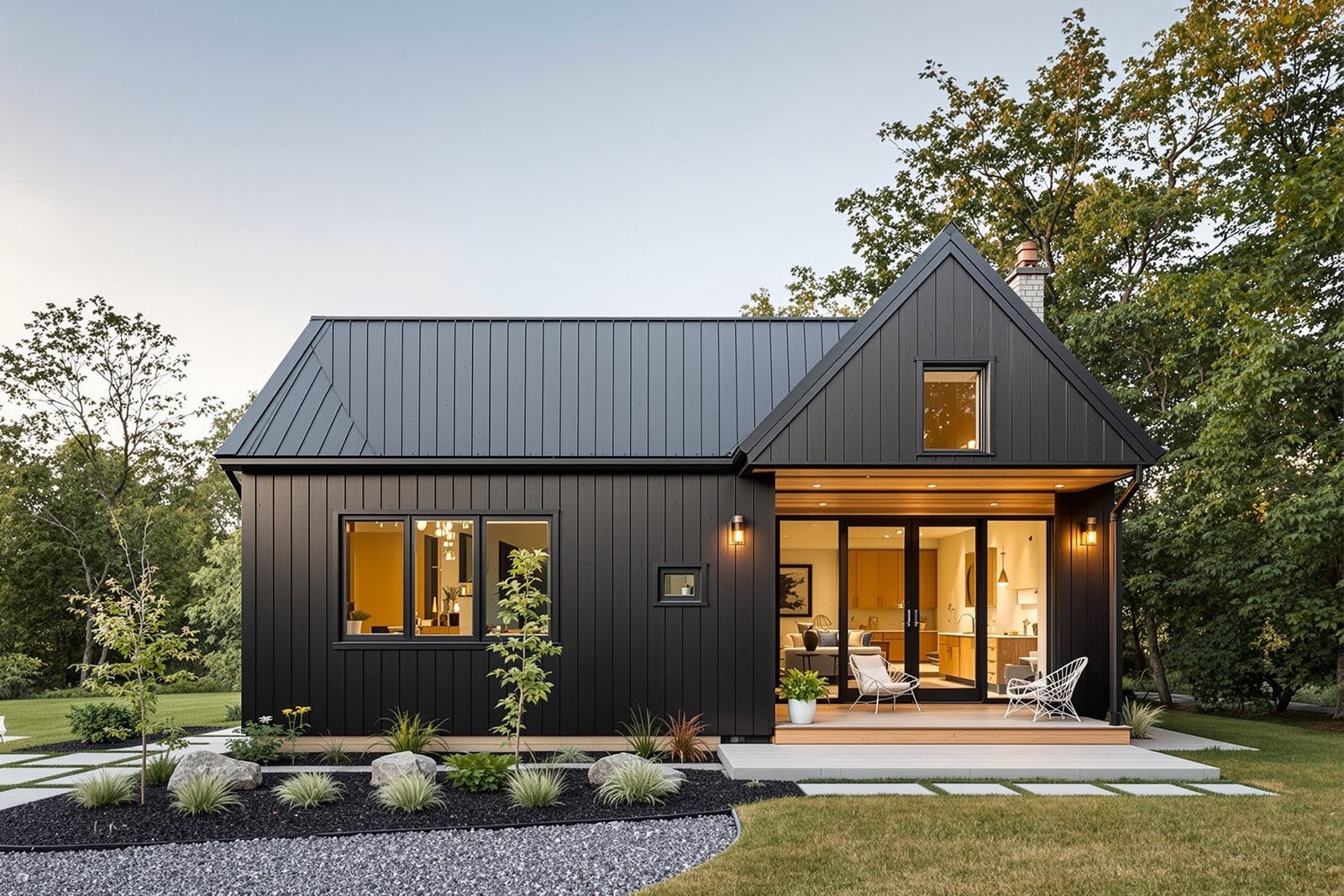 Compact detached ADU exterior