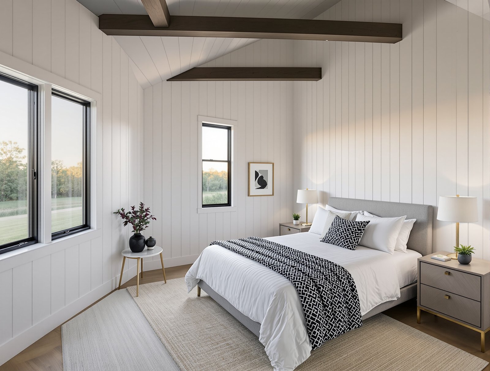 North Carolina ADU bedroom interior