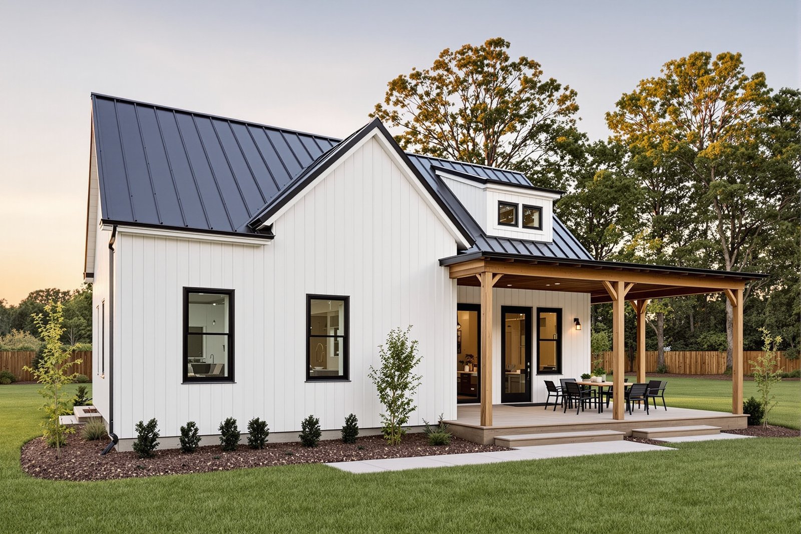 Compact detached ADU exterior