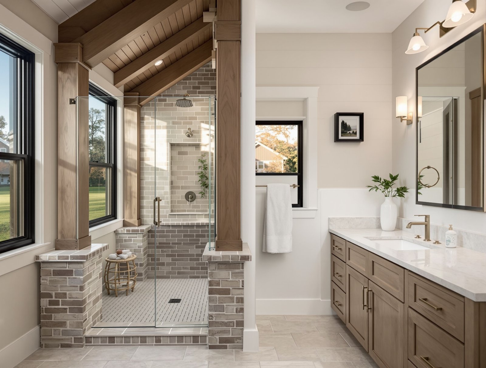 Ohio ADU bathroom interior