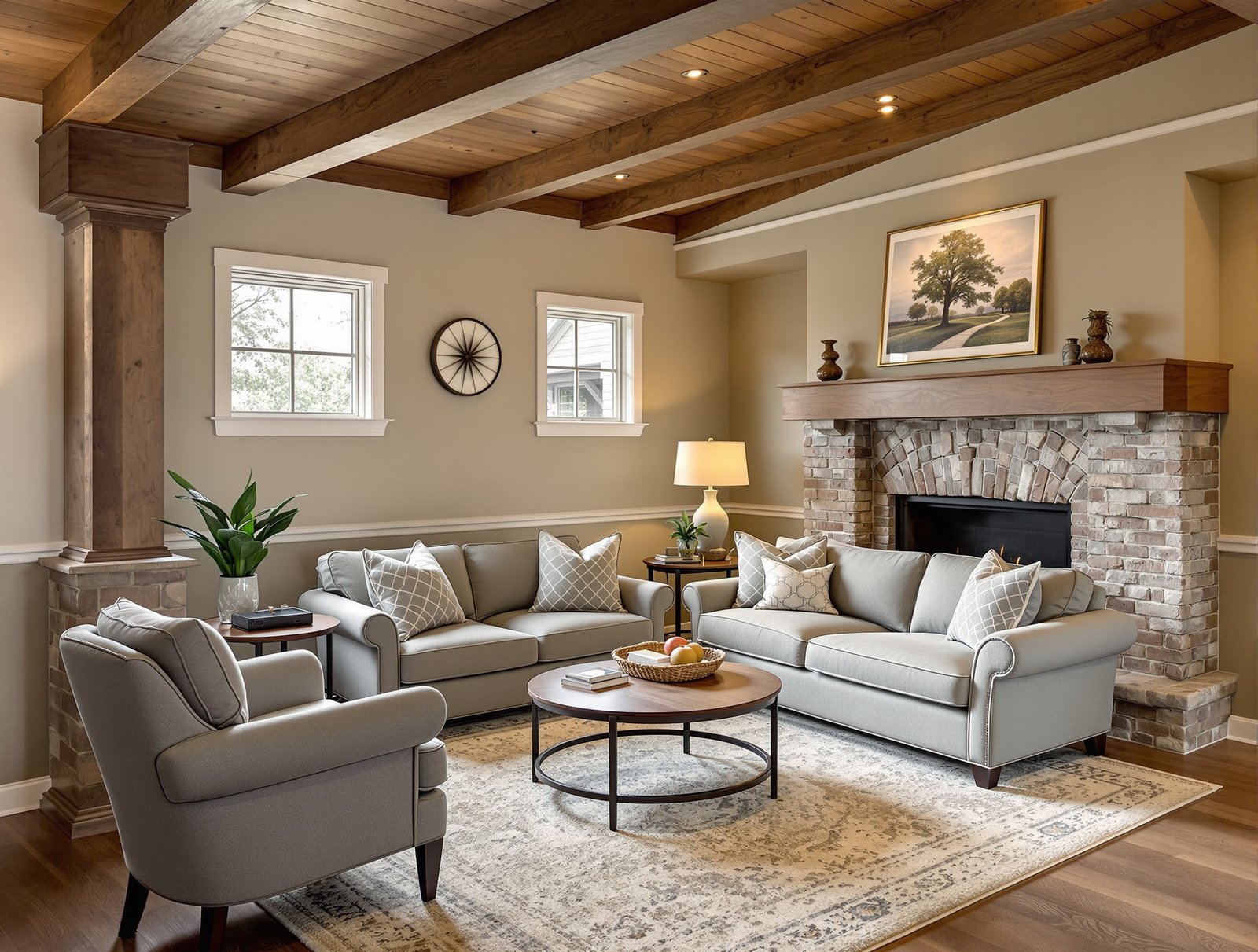 Ohio ADU living room interior