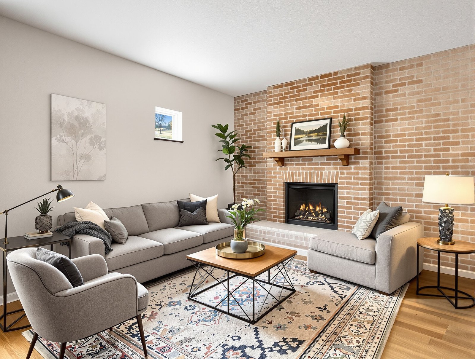 Oklahoma ADU living room interior