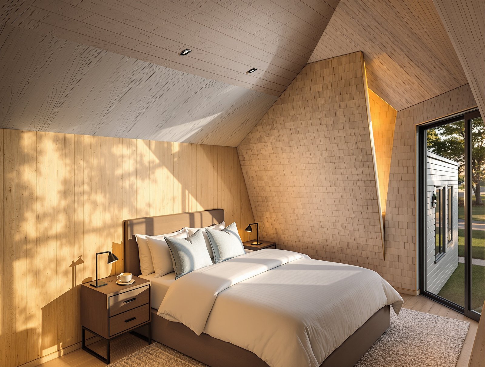 Rhode Island ADU bedroom interior