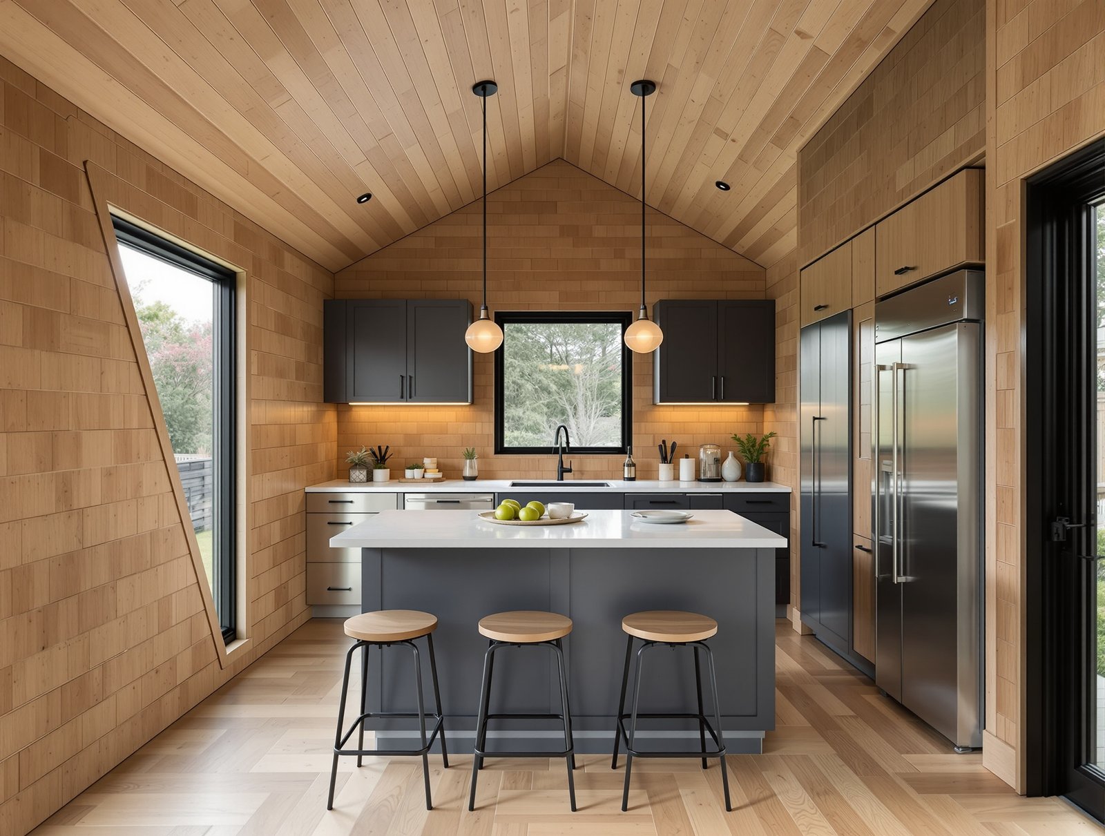Rhode Island ADU kitchen interior