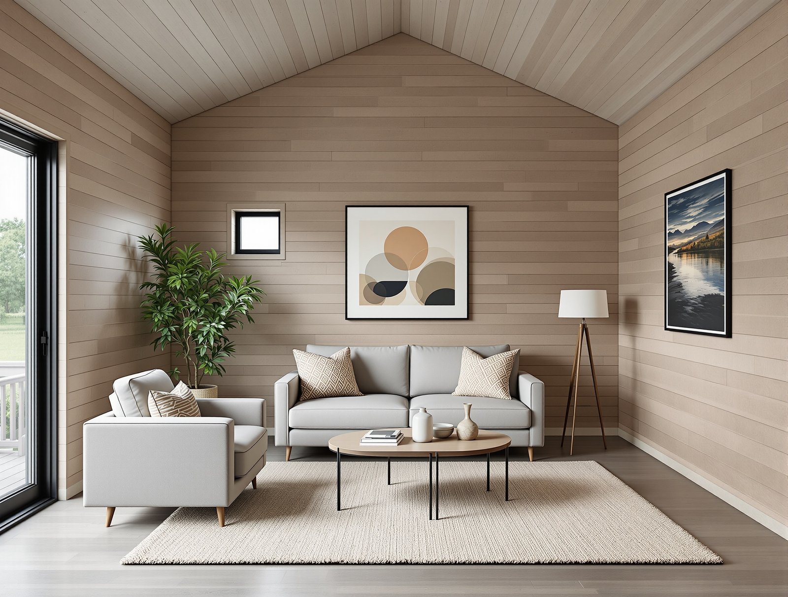 Rhode Island ADU living room interior